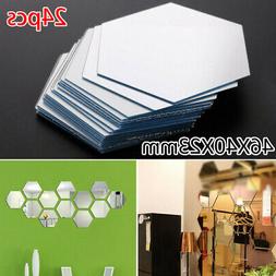 O Esagonale Piastrelle Adesivi Da Parete Riflettente Bagno A