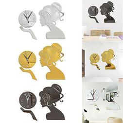 O Acrilico Bambina Orologio Adesivo Da Parete For Casa Camer