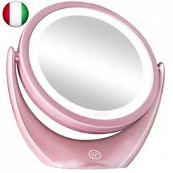 O Ingranditore Per Trucco Con Luce Led, Specchio Cosmetico D