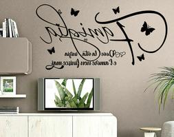 ADESIVI MURALI WALL STICKERS - FRASE FAMIGLIA VITA AMORE