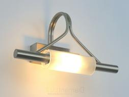 O Quadri Bagno Salone Led Lampada Da Parete Nikel