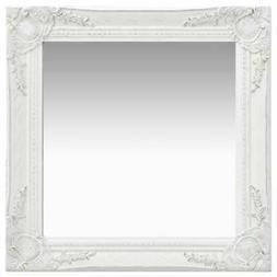 ax specchio parete stile barocco bianco bagno