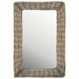 O Vimini Marrone Specchi Bagno Casa Artigianale 40x60cm Arre