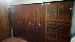 CAMERA DA LETTO MATRIMONIALE COMPLETA ANNI 60  VINTAGE