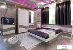 Camera da letto matrimoniale completa moderna modello Aramo 