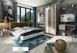Camera da letto matrimoniale moderna completa modello Ares d
