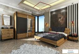 Camera da letto matrimoniale moderna completa modello Kafe d