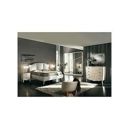CAMERA MATRIMONIALE LACCATO ARMADIO -COMO-LETTO-SPECCHIO-COM
