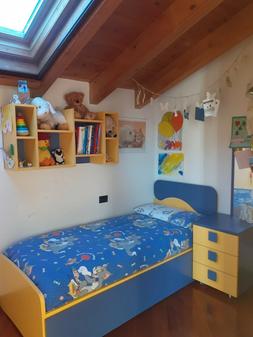 cameretta per bambino/a. letto+letto a scomparsa+materasso,2