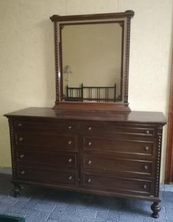 O Legno Vintage Retro Antico Antiquariato Noce Scuro