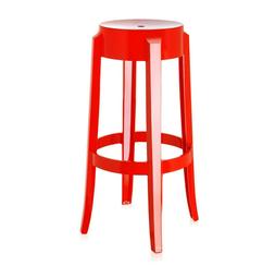 CHARLES GHOST Kartell ROSSO sgabello alto ORIGINALE