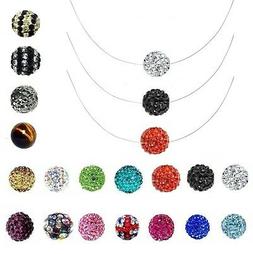 Collana su Filo NYLON da pesca LUNGHEZZA & scelta di colore