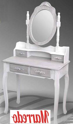 O Tavolo Trucco Toletta Bagno Camera Make Up Argento