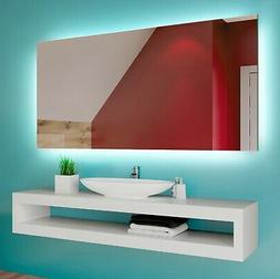 controluce led specchio su misura illuminazione sala