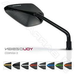 Moto Retrovisori A-version Nero Pair Mirrors Black
