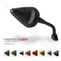 Moto Retrovisori R-version Race Nero Pair Mirrors Black