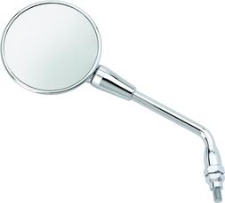 Retrovisori Cromo Tondi Round Omologati Moto Scooter Quad Na