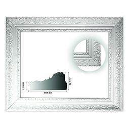 cornice barocca bianca finemente decorati 466 Bia, diverse v