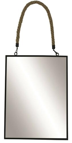 O Da Parete Con Rustico Corda 40cm X 30cm Cornice Metallo