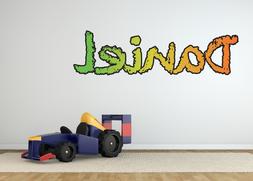 Grande Personalizzato Graffiti Nome Adesivo Muro a Colori Tr