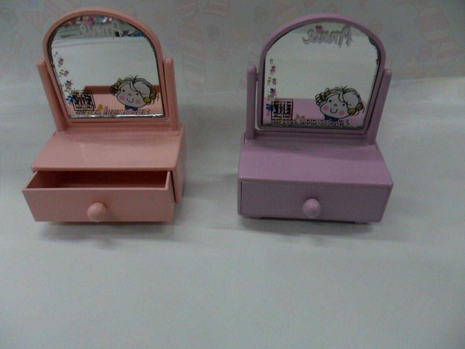 2 pezzi piccole specchiere annie perona giocattolo