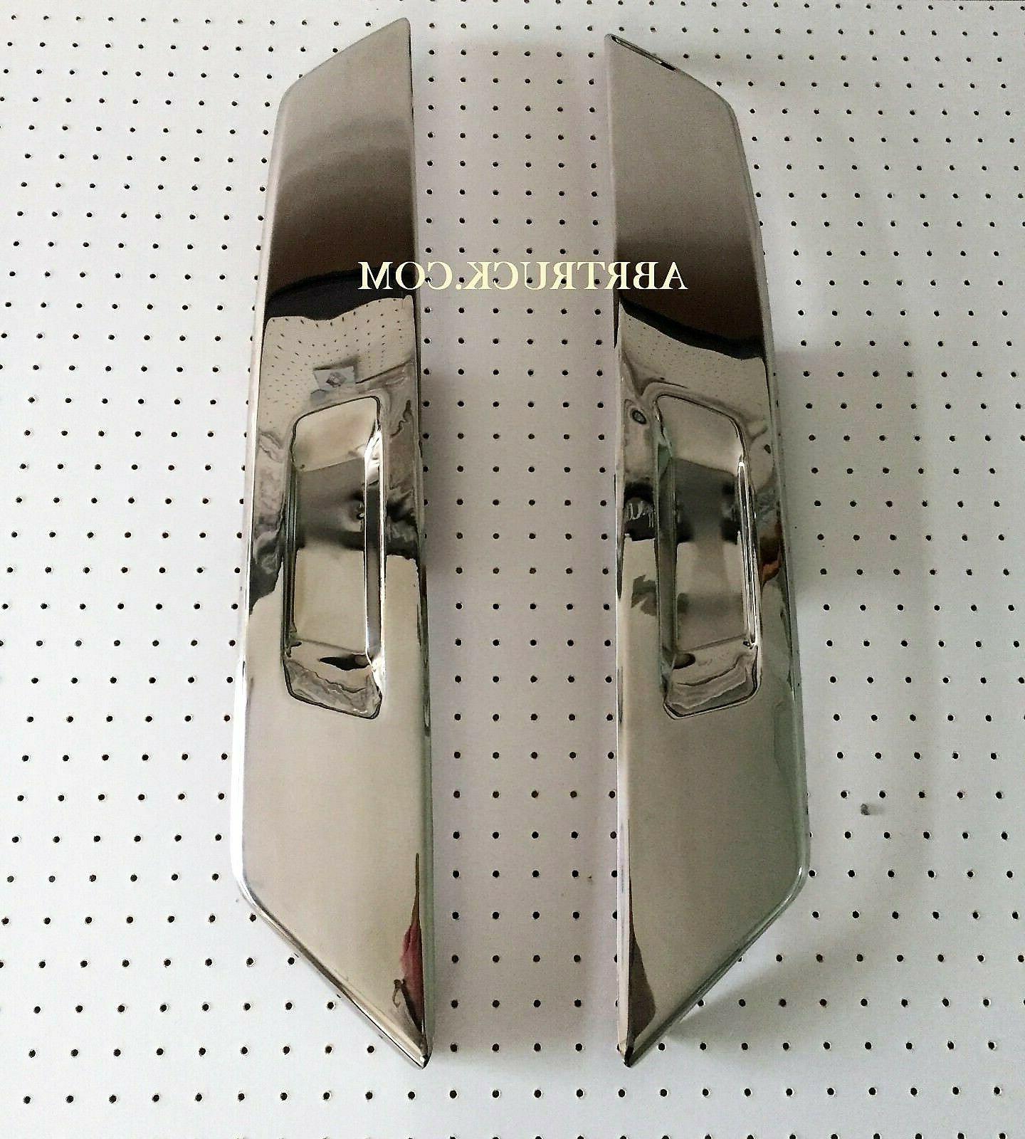 2x copri specchio calotta dx sx acciaio