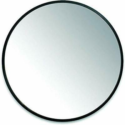 3750746 hub specchio rotondo nero 61cm