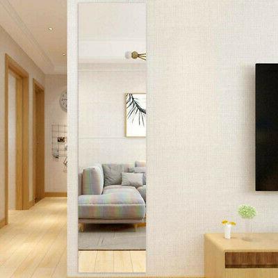 4 specchio piastrella adesivo da parete quadrato