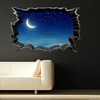 a pieni colori luna notte cielo stars