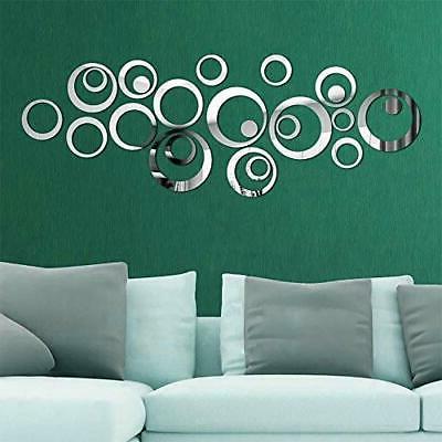 adesivi da parete in acrilico con cerchi