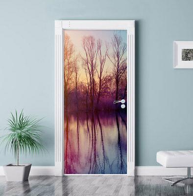 alberi specchio trova in acqua adesivo per