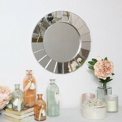 argento deco specchio da parete metallico arredo