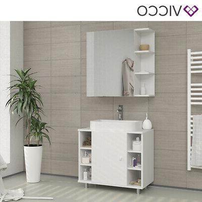 armadietto con specchio fynn specchio per il