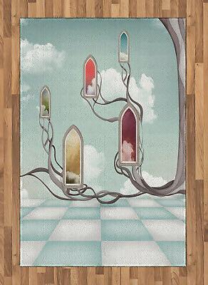 arte astratta tappeto specchi sopra l albero