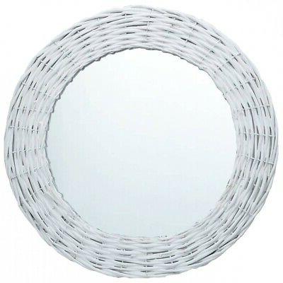 ax specchi bianco vimini bagno decorazione specchio