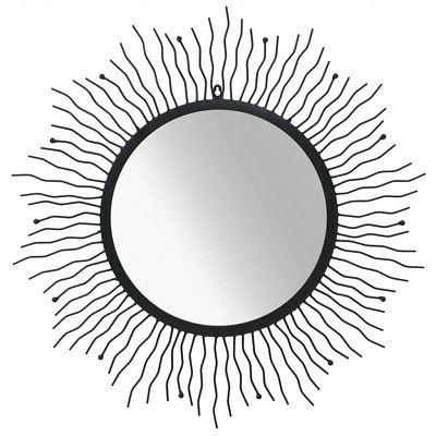 ax specchio parete cornice raggiera camera decor