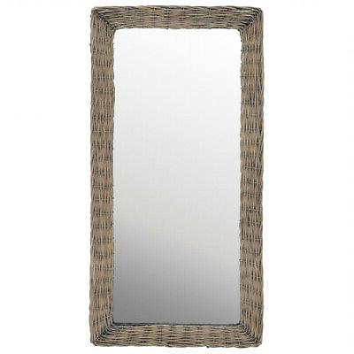 ax specchio vimini marrone specchi bagno casa