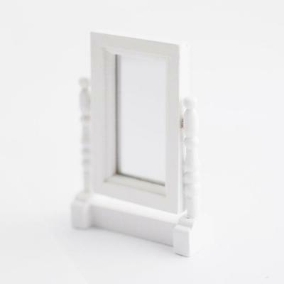 bambole casa bianco girevole toletta specchio miniatura