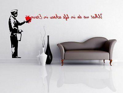 banksy decorazione da parete 2016 what we