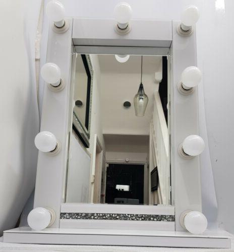 bianco hollywood specchio grande autonomo luccicante diamant