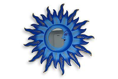 blue gold grande legno luna e sole
