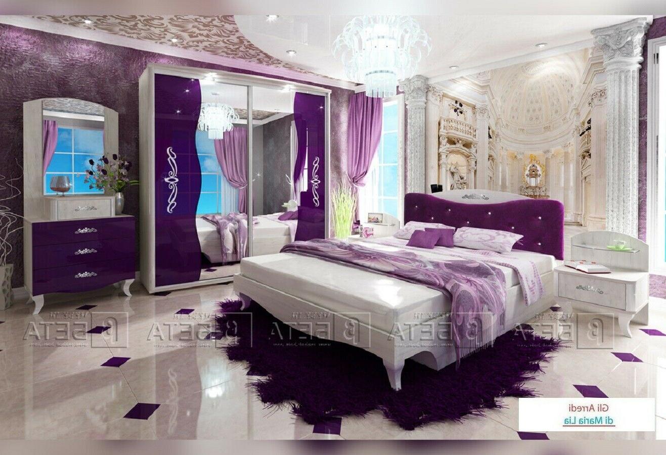 camera da letto matrimoniale moderna compresa di