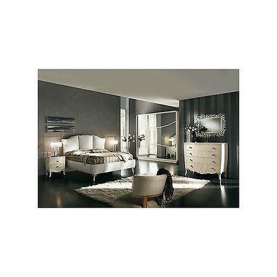 camera matrimoniale laccato armadio como letto specchio