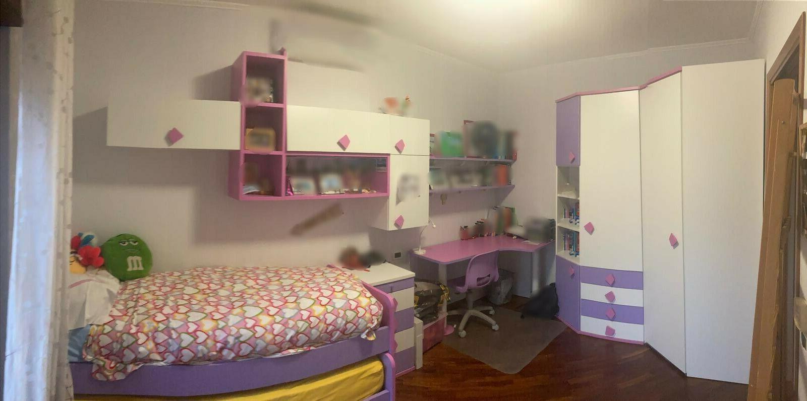 cameretta moretti compact per bambina ragazza in