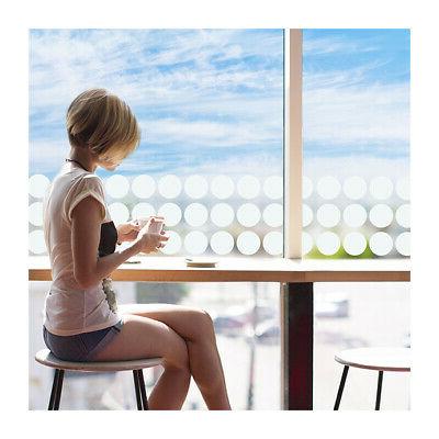 cerchi 2 fogli 67x30 decorazione per vetri