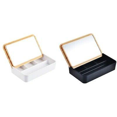 contenitore per gioielli con specchio contenitore multi