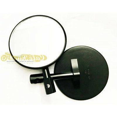 coppia specchi retrovisori bar end neri omologati