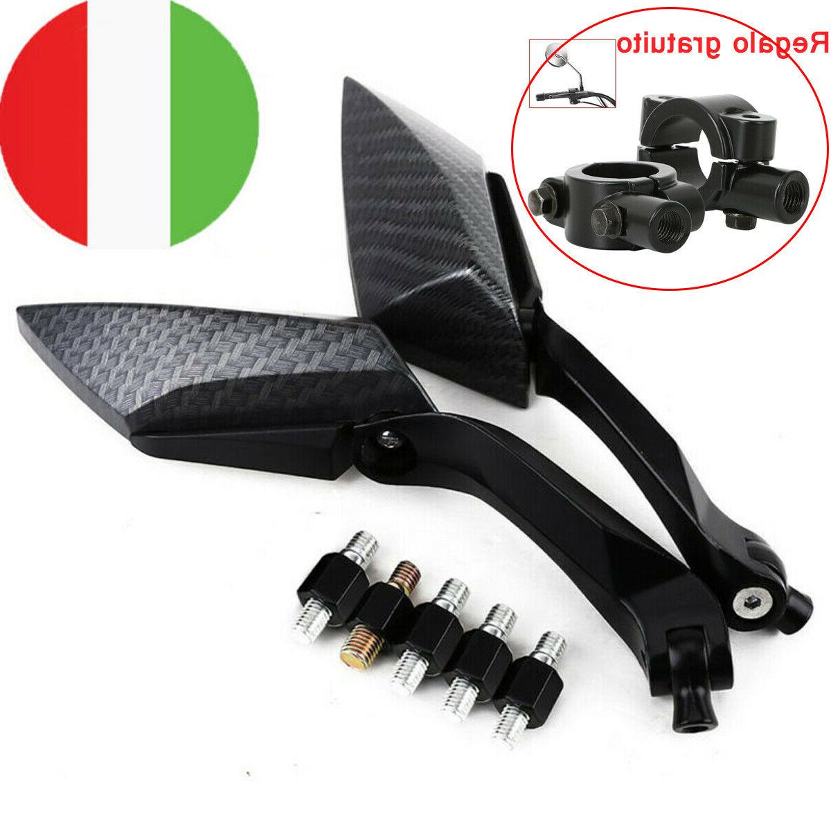 coppia specchietti retrovisori specchi moto cross scooter
