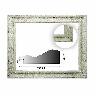 cornice barocca bianca finemente decorati 843 avo