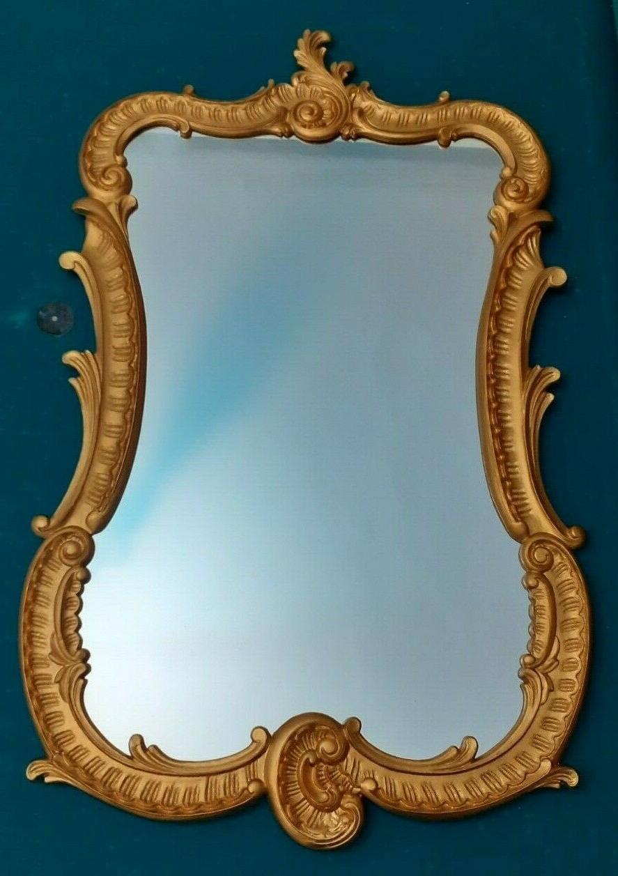 cornice con specchio barocco in metallo made